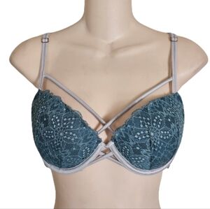 Pink Victoria's Secret Date Push Up Bra Size Women's 34C